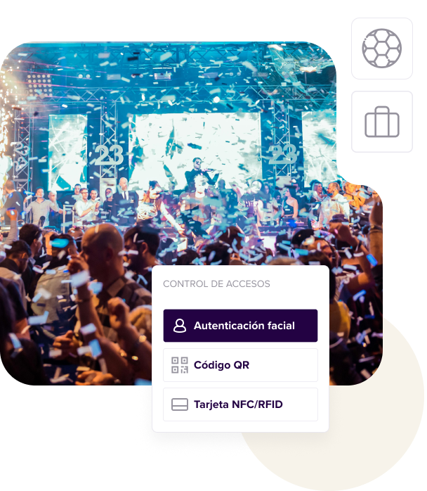 Entra a tu concierto favorito con tu rostro