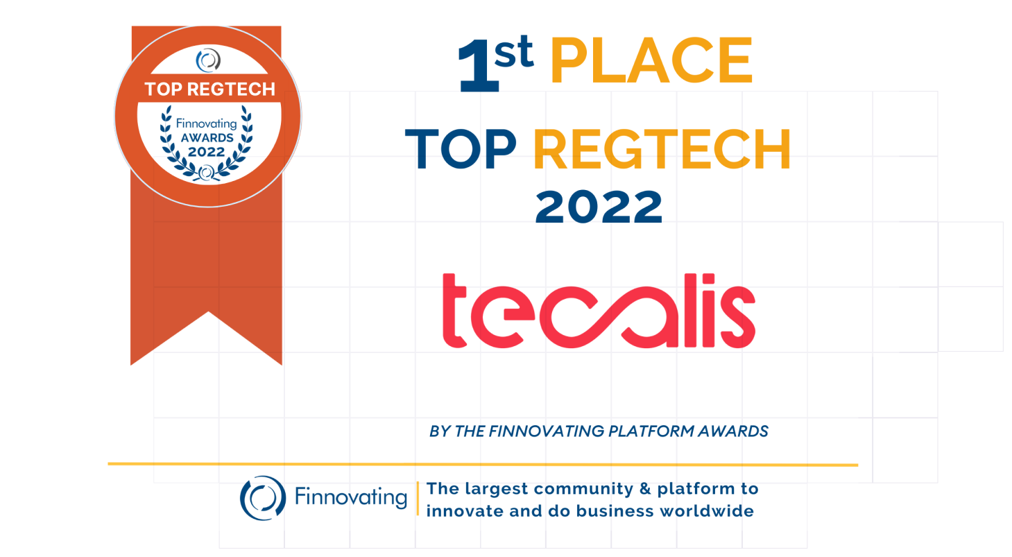 1st place top RegTech 2022 Tecalis