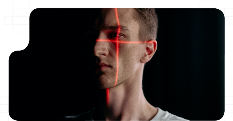 Hombre autenticándose