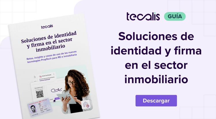 Portada firma y verificación para Real estate