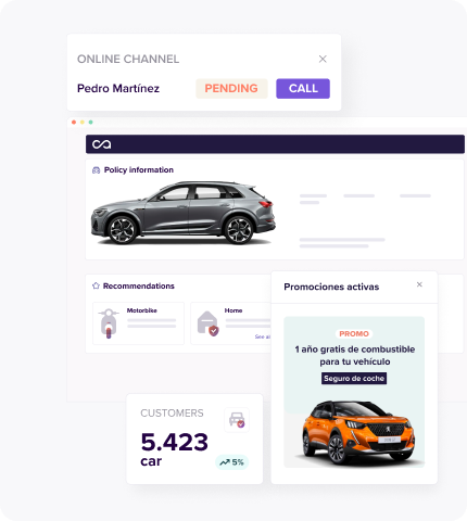 Customer Hub for insurance sector