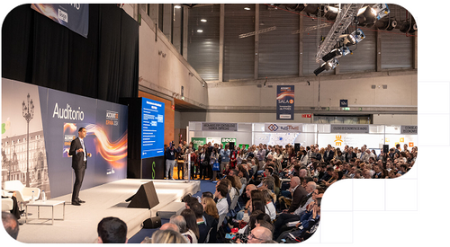 Ponencia durante el evento de Accountex, presentando nuevos productos para asesorías y despachos.